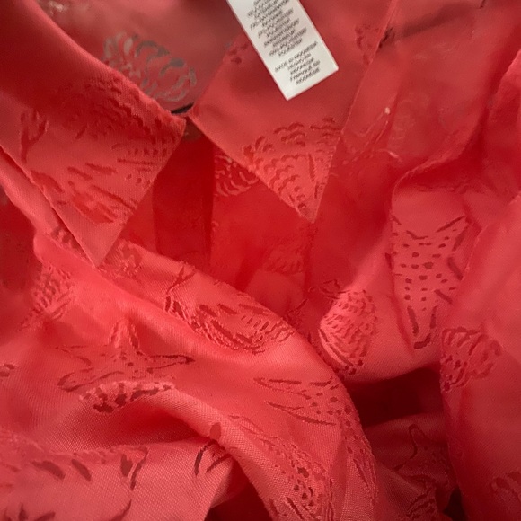 Alfred Dunner beach theme blouse. Button front. 2X. - Picture 7 of 7